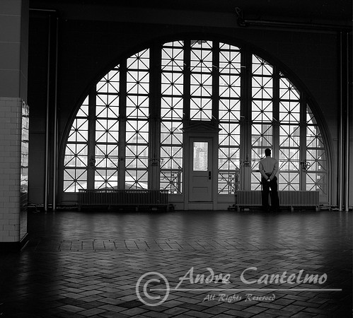 Window, Ellis Is.
